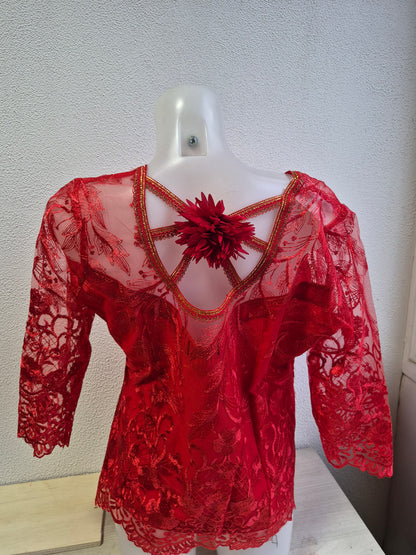 Body dentelle avec deco